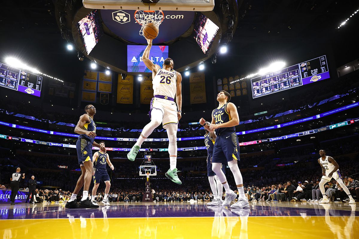 pacers vs lakers match player stats